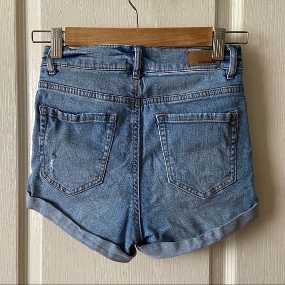garage high waisted denim short - Picture 2 of 7